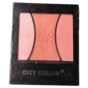 City Color Sunlight Bronzer and Blush Contour Pallet Cheeks New